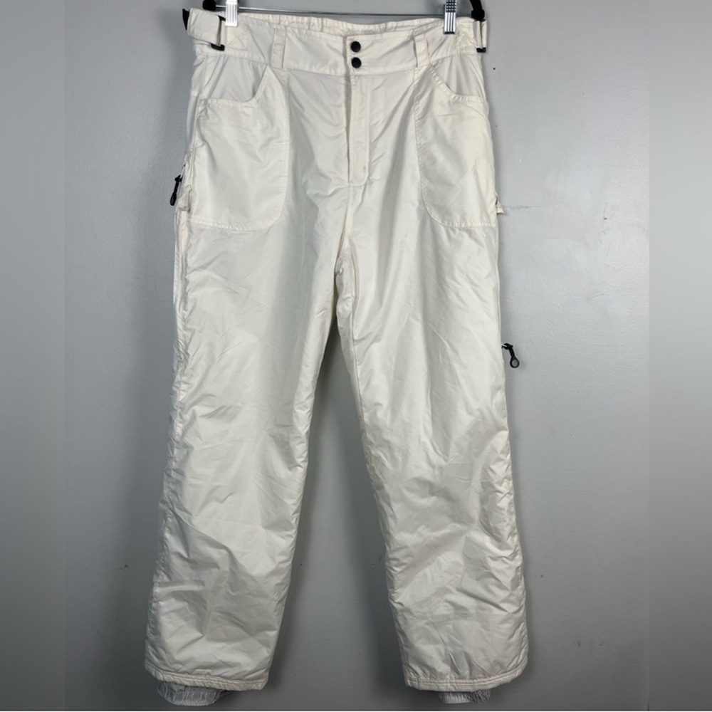 Rawik Womens White Snow Ski Pants Sz L insulated